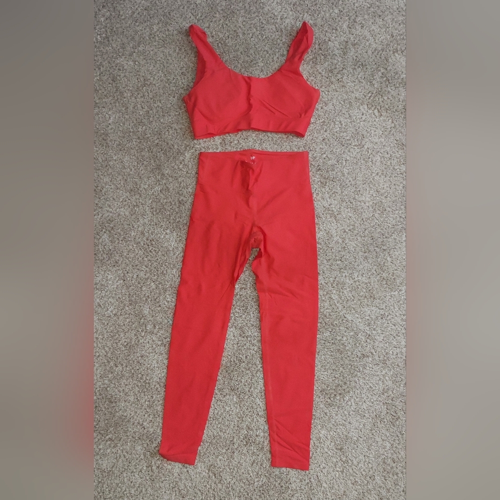Heroine Sport ORANGE/PEACH Activewear Set - Picture 1 of 8